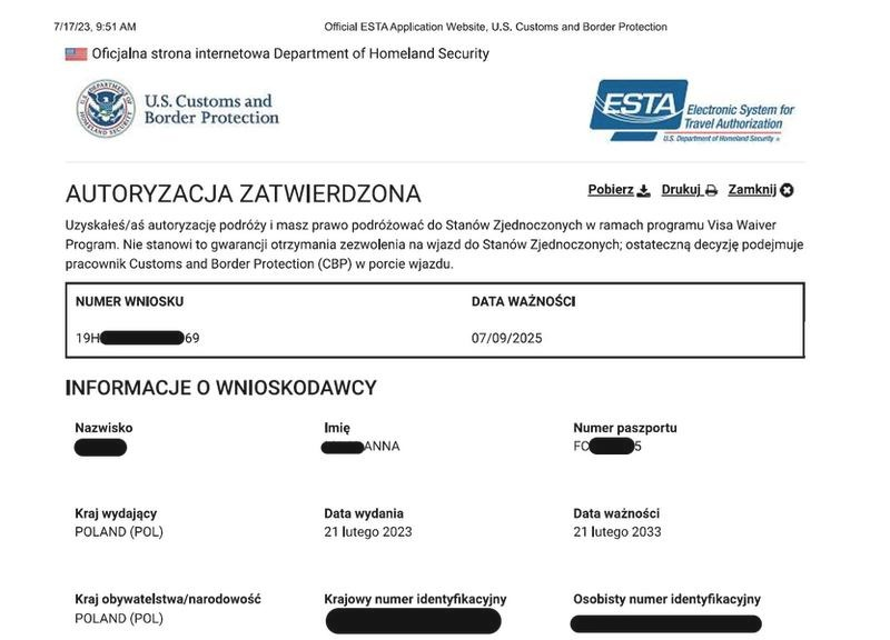 Ile kosztuje ESTA? Opłata, dodatkowe koszty i jak nie przepłacić
