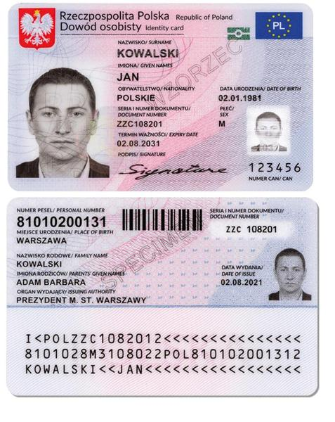 E-dowód i odciski palców