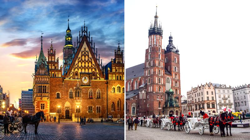 Podróż z Wrocławia do Krakowa